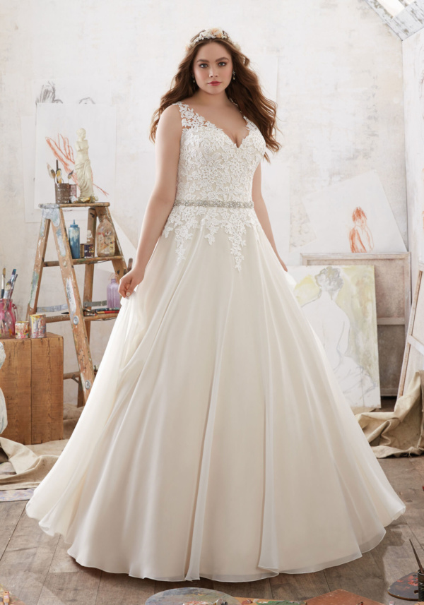 Michelle Plus Size Wedding Dress