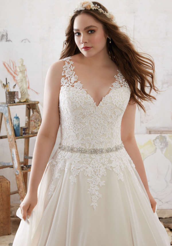 Michelle Plus Size Wedding Dress